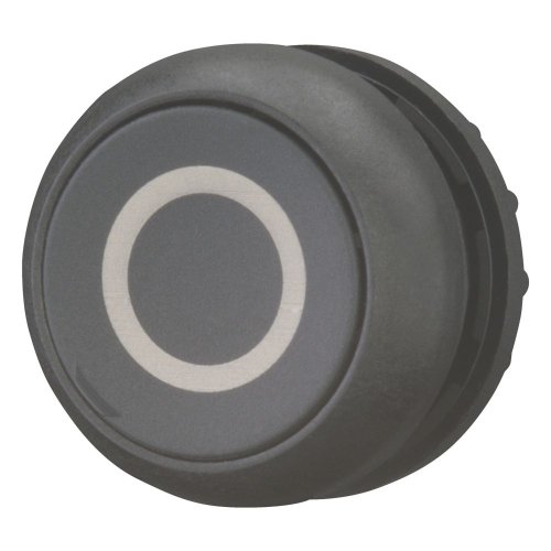 Eaton Drukknop, vlak, zwart 0, terugverend - Eaton 216633 l - 20065119