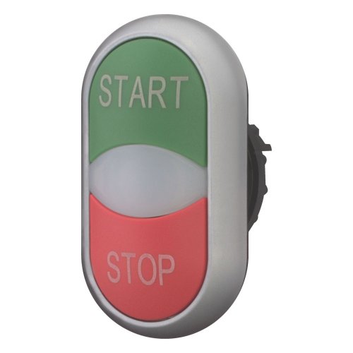EATON knop verlicht gr/ro start/stop m22-ddl-gr-gb1/gb0 - Eaton 216702 l - 20065189