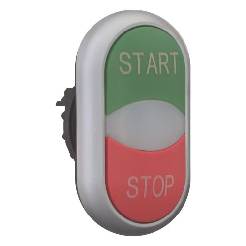 EATON knop verlicht gr/ro start/stop m22-ddl-gr-gb1/gb0 - Eaton 216702 r - 20065189