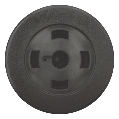Eaton Paddestoeldrukknop, zwart, zonder toetsplaat, terugverend - Eaton 216730 c - 20065217