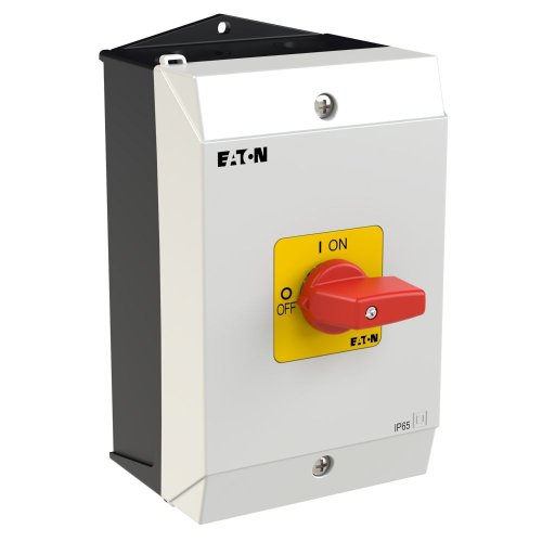 Eaton AAN-UIT-schakelaar, 3-polig, 25 A, NOOD-UIT-functie, Opbouw, hardspieg - Eaton 227864 r - 20065864