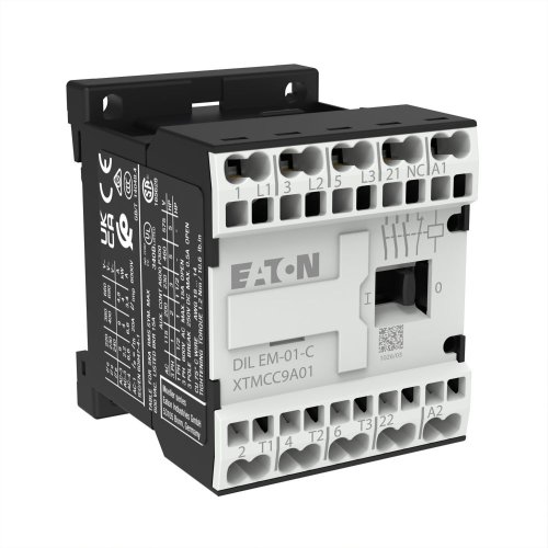Eaton Magneetschakelaar DILEM-01-C(24V50/60HZ) 4kW, 0m, 1v, veerklem - Eaton 230166 r - 20066005