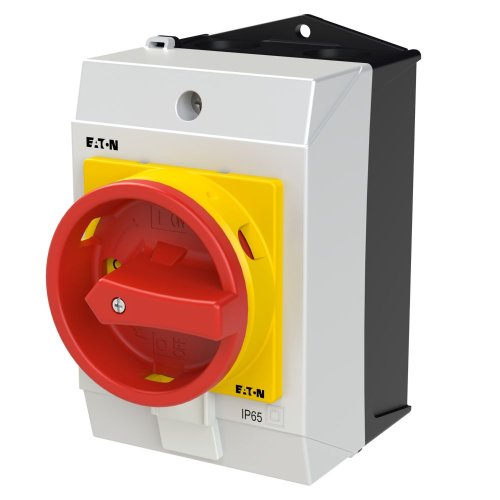 Eaton Hoofdschakelaar, 3-polig, 32 A, NOOD-UIT-functie, Opbouw - Eaton 233987 l - 20066076