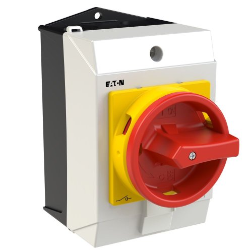 Eaton Hoofdschakelaar, 3-polig, 32 A, NOOD-UIT-functie, Opbouw - Eaton 233987 r - 20066076