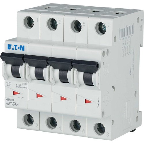 Eaton Installatie-automaat (MCB) FAZT, 4P, 4A, C-curve, 25kA - Eaton 240949 l - 20066394