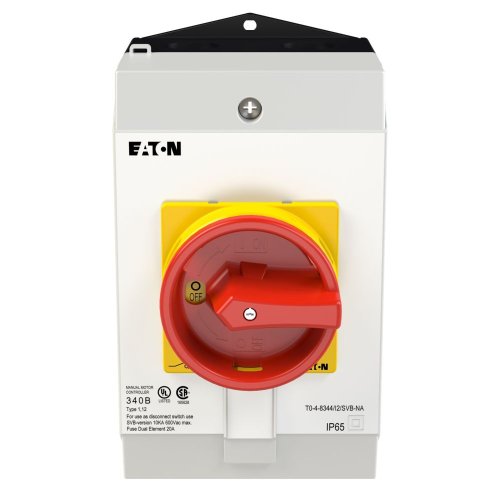 Eaton Hoofdschakelaar, 8-polig, 20 A, NOOD-UIT-functie, 90 &deg;, Opbouw, UL/CSA - Eaton 255883 c - 20066791
