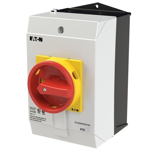 Eaton Hoofdschakelaar, 8-polig, 20 A, NOOD-UIT-functie, 90 &deg;, Opbouw, UL/CSA - Eaton 255883 l - 20066791