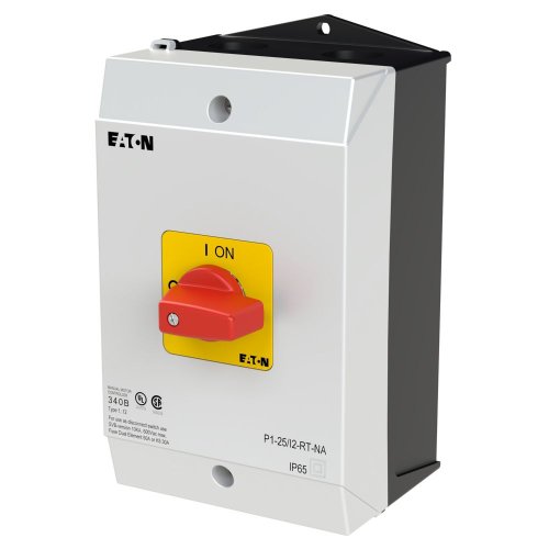 Eaton AAN-UIT-schakelaar, 3-polig, 25 A, NOOD-UIT-functie, Opbouw, UL/CSA - Eaton 255887 l - 20066795