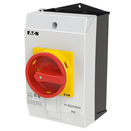 Eaton Hoofdschakelaar, 3-polig, 32 A, NOOD-UIT-functie, Opbouw, UL/CSA - Eaton 255891 l - 20066799