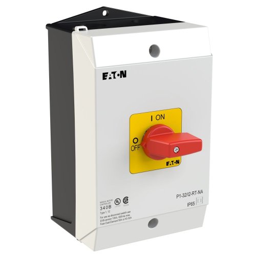 Eaton AAN-UIT-schakelaar, 3-polig, 32 A, NOOD-UIT-functie, Opbouw, UL/CSA - Eaton 255893 r - 20066801