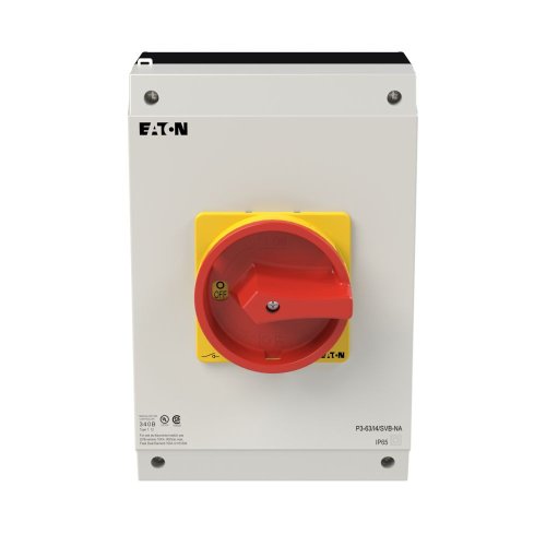 Eaton Hoofdschakelaar, 3-polig, 63 A, NOOD-UIT-functie, Opbouw, UL/CSA - Eaton 255897 c - 20066805
