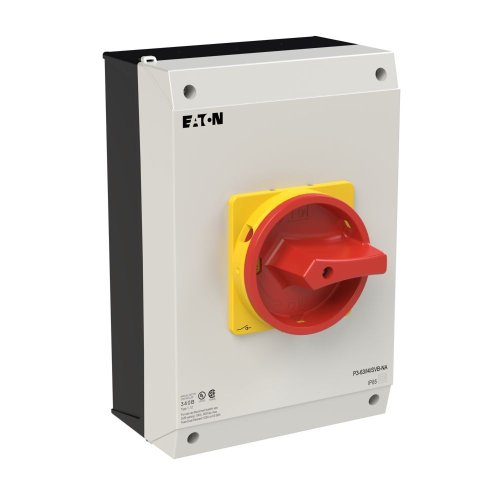 Eaton Hoofdschakelaar, 3-polig, 63 A, NOOD-UIT-functie, Opbouw, UL/CSA - Eaton 255897 r - 20066805