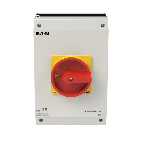 Eaton Hoofdschakelaar, 3-polig + 1MC + 1VC, 63 A, NOOD-UIT-functie, opbouw,  - Eaton 255901 c - 20066809