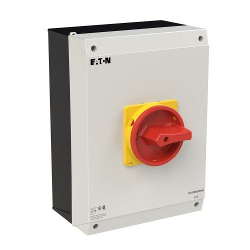 Eaton Hoofdschakelaar, 3-polig, 100 A, NOOD-UIT-functie, Opbouw, UL/CSA - Eaton 255903 l - 20066811