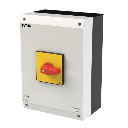 Eaton AAN-UIT-schakelaar, 3-polig, 100 A, NOOD-UIT-functie, Opbouw, UL/CSA - Eaton 255905 l - 20066813