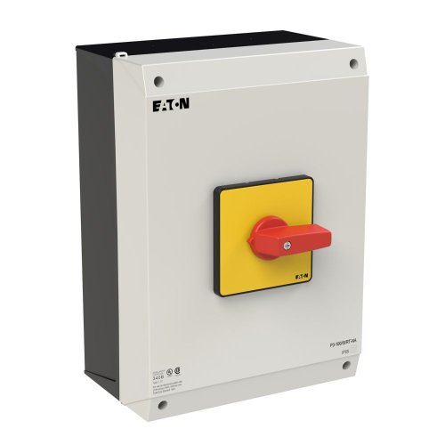 Eaton AAN-UIT-schakelaar, 3-polig, 100 A, NOOD-UIT-functie, Opbouw, UL/CSA - Eaton 255905 r - 20066813
