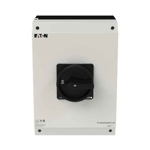 Eaton Hoofdschakelaar, 3-polig + 1MC + 1VC, 100 A, HOLD-functie, opbouw, UL/ - Eaton 255906 c - 20066814