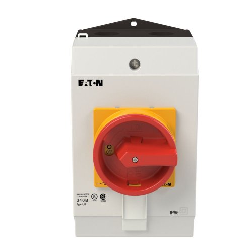 Eaton Hoofdschakelaar, 3-polig + 2MC + 1VC, 32 A, NOOD-UIT-functie, 90 &deg;, op - Eaton 255912 c - 20066816