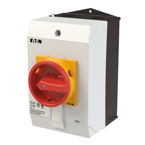 Eaton Hoofdschakelaar, 8-polig, 32 A, NOOD-UIT-functie, 90 &deg;, Opbouw, UL/CSA - Eaton 263977 l - 20066896