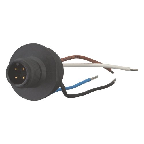 Eaton Inbouwstekker M12, A-gecodeerd, +doorvoer, M20, IP66, 250 V, 4A - Eaton 266135 l - 20066952