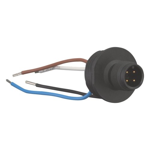 Eaton Inbouwstekker M12, A-gecodeerd, +doorvoer, M20, IP66, 250 V, 4A - Eaton 266135 r - 20066952