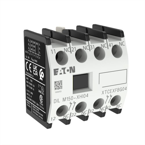Eaton Hulpcontactblok voor DILM40..170, DILMP63..200, Hulpcontact 0m, 4v - Eaton 277952 r - 20067515