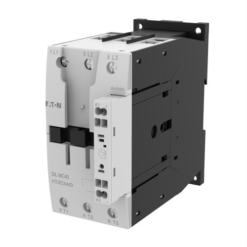 Eaton Magneetschakelaar DILMC40(RDC24) (24-27VDC) 18,5kW, 0m, 0v, steekklem - Eaton 277979 l - 20067521