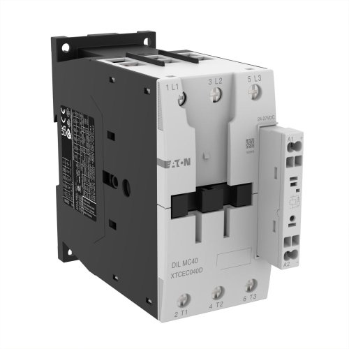 Eaton Magneetschakelaar DILMC40(RDC24) (24-27VDC) 18,5kW, 0m, 0v, steekklem - Eaton 277979 r - 20067521