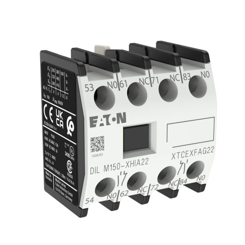 Eaton Hulpcontactblok voor DILM40..170, DILMP63..200, Hulpcontact 2m, 2v - Eaton 283464 r - 20068515