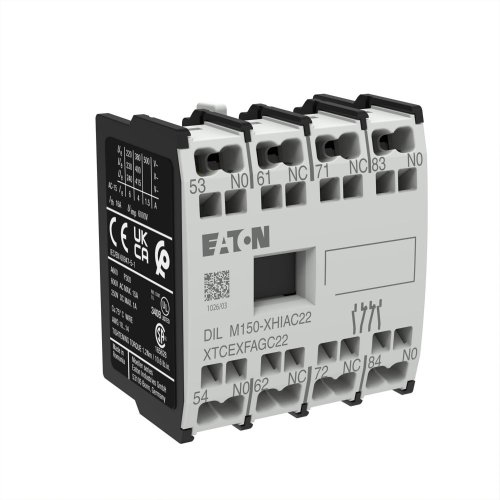 Eaton Hulpcontactblok voor DILM40..170, DILMP63..200, Hulpcontact 2m, 2v - Eaton 283465 r - 20068516