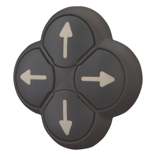 Eaton Drukknop 4-voudig, zwart pijlen, vergrendeld - Eaton 286339 l - 20068557