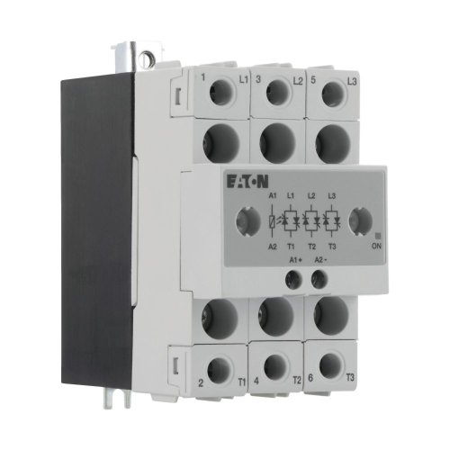Eaton Solid state relais, 3 fase, stuurspanning 4-32VDC, heatsink, out 600VA - Eaton 360046 r - 20068842