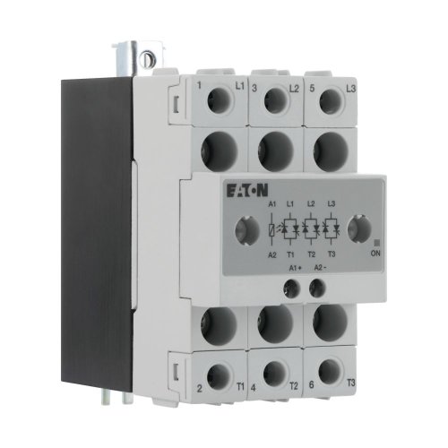 Eaton Solid state relais, 3 fase, stuurspanning 24-190VDC, 20-275VAC, heatsi - Eaton 360047 r - 20068843