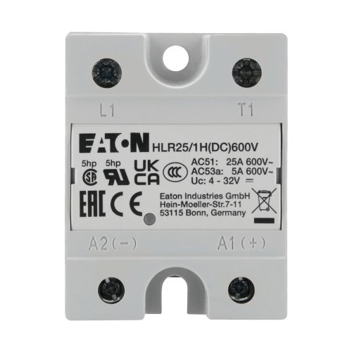 Eaton Solid state relais, 1 fase, stuurspanning 4-32VDC, no heatsink, out 60 - Eaton 360051 c - 20068847