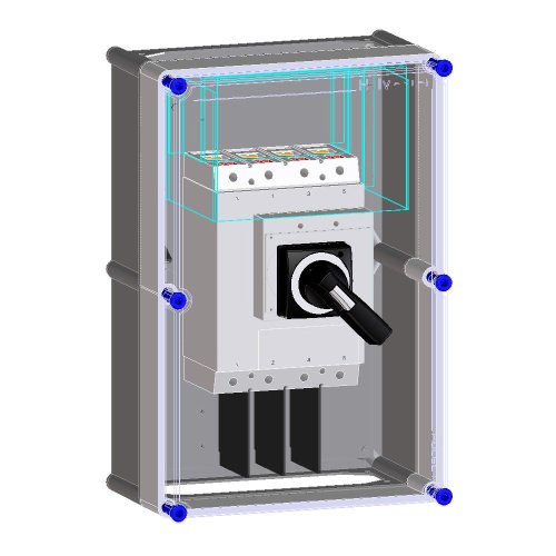 Eaton Schakelkast met NZM3 200-400A 4p - Eaton 6701763 r - 20068985