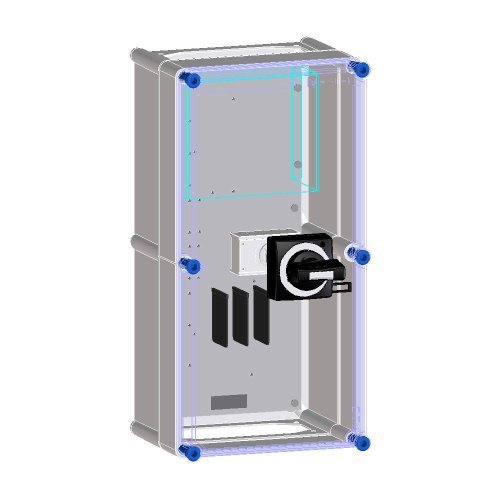 Eaton Schakelkast voorbereid voor 1 NZM1 MCCB 4P - Eaton 6703592 r - 20069022