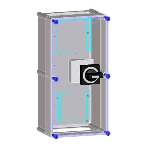 Eaton Schakelkast voorbereid voor 1 NZM2 MCCB 4P - Eaton 6703594 r - 20069024