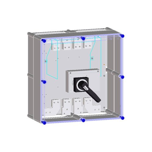 Eaton Schakelkast voorbereid voor 1 NZM4 MCCB 4P - Eaton 6703596 r - 20069026