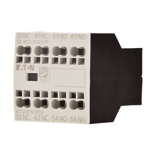 Eaton Hulpcontactblok, 2m, 2v, frontmontage, DILM7 - DILM38, Push-in - Eaton dilm32 xhi22 pi l - 20064042