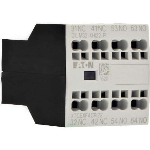 Eaton Hulpcontactblok, 2m, 2v, frontmontage, DILM7 - DILM38, Push-in - Eaton dilm32 xhi22 pi r - 20064042