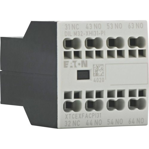 Eaton Hulpcontactblok, 3m, 1v, frontmontage, DILM7 - DILM38, Push-in - Eaton dilm32 xhi31 pi r - 20064043