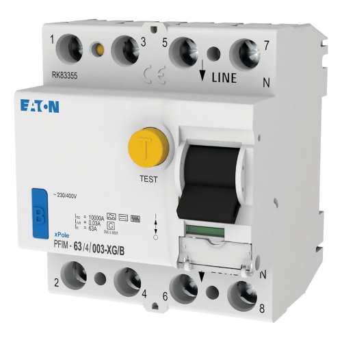 EATON aardschakelaar type b (RCCB) PFIM 63A, 4P, 30 mA - Eaton ep 300306 l - 11007054