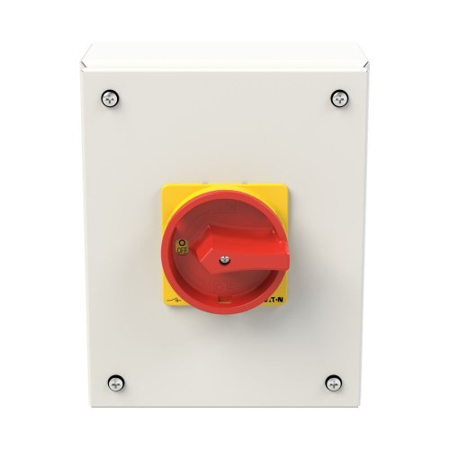 Eaton Stalen behuizing met lastscheider 100A 3P draaigreep rood/geel vergren - Eaton ep 400959 c - 20063745