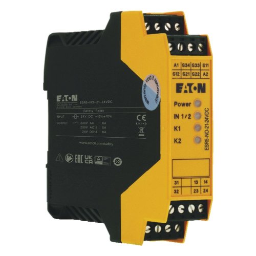 Eaton Veiligheidsrelais (24V DC), 2 vrijgave paden , 1 meldcontact - Eaton ep 401061 r - 20069210