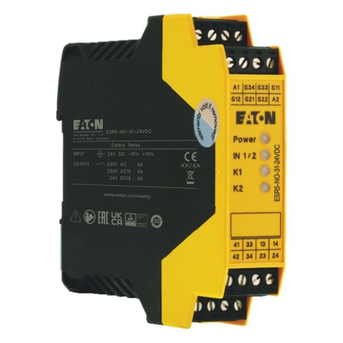 Eaton Veiligheidsrelais (24V DC), 3 vrijgave paden , 1 meldcontact - Eaton ep 401062 r - 20069211