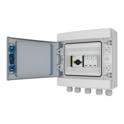 Eaton Photovoltaic DC string kast, 1x IN + 1x OUT, PKZ-SOL, SPD Type2, direc - Eaton ep 501983 ldo - 20069285