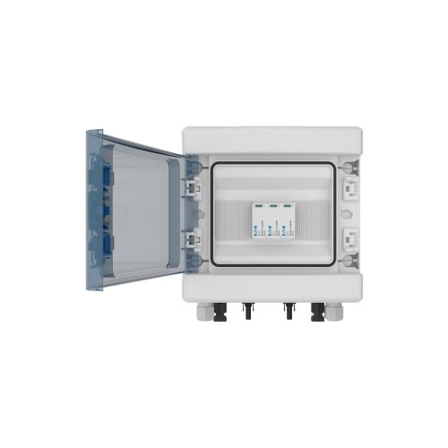 Eaton Photovoltaic DC string kast, 1x IN + 1x OUT, SPD Type12, MC4 bevestigi - Eaton ep 501988 do - 20069290