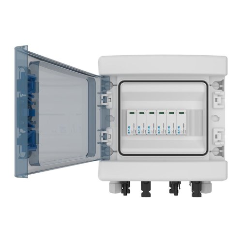 Eaton Photovoltaic DC string kast, 2x IN + 2x OUT, SPD Type2, MC4 bevestigin - Eaton ep 501989 do - 20069291