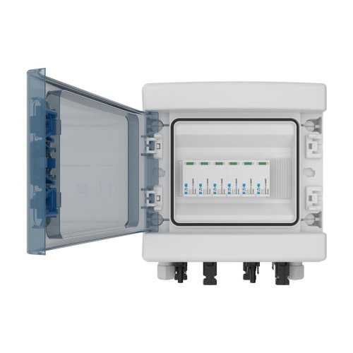 Eaton Photovoltaic DC string kast, 2x IN + 2x OUT, SPD Type12, MC4 bevestigi - Eaton ep 501990 do - 20069292