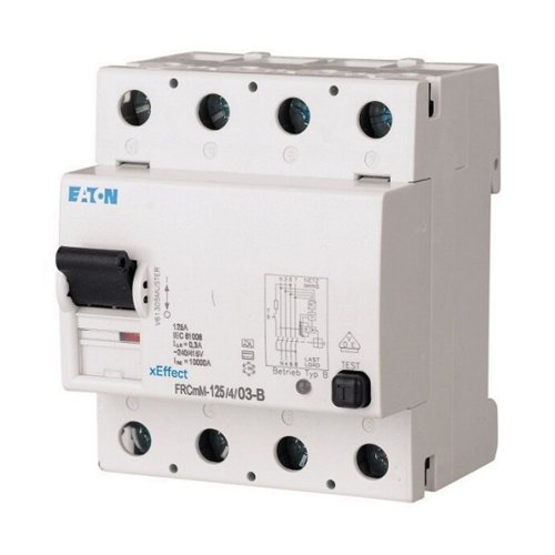 Eaton Aardlekschakelaar digitaal (RCCB) FRCMM, 80A, 4P, 100mA, 10kA, B-type - Eaton es pmcc pdc xeffectfrcmmtypeb fm - 20062960